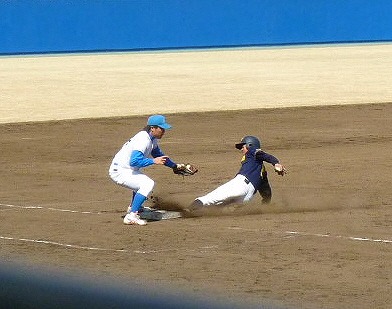 鷺宮製作所対青学大 3月16日 オープン戦 後半_b0166128_18343038.jpg