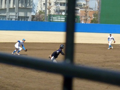 鷺宮製作所対青学大 3月16日 オープン戦 後半_b0166128_18373572.jpg