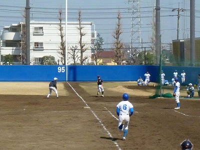 鷺宮製作所対青学大　３月１６日　オープン戦　後半_b0166128_18465346.jpg