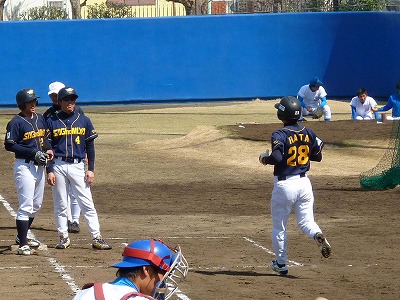 鷺宮製作所対青学大　３月１６日　オープン戦　後半_b0166128_186327.jpg