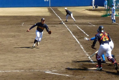 鷺宮製作所対青学大 3月16日 オープン戦 前半_b0166128_8333496.jpg