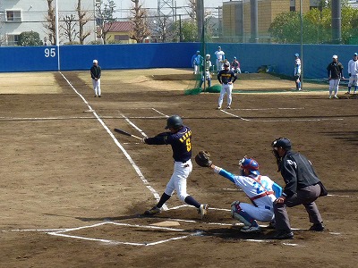 鷺宮製作所対青学大　３月１６日　オープン戦　前半_b0166128_8481825.jpg