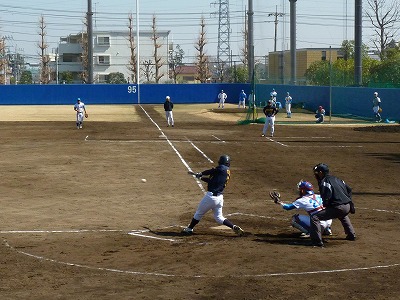 鷺宮製作所対青学大　３月１６日　オープン戦　前半_b0166128_8545462.jpg