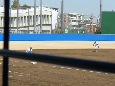 鷺宮製作所対青学大　３月１６日　オープン戦　前半_b0166128_855454.jpg