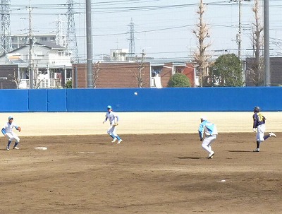 鷺宮製作所対青学大　３月１６日　オープン戦　前半_b0166128_8591621.jpg