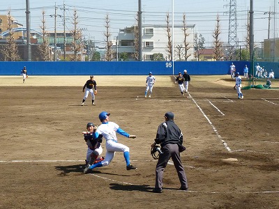 鷺宮製作所対青学大　３月１６日　オープン戦　前半_b0166128_9353970.jpg