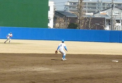 鷺宮製作所対青学大　３月１６日　オープン戦　前半_b0166128_9451624.jpg