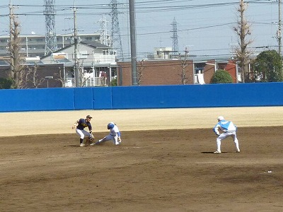 鷺宮製作所対青学大 3月16日 オープン戦 前半_b0166128_9543648.jpg