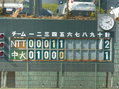 NTT東日本対中央大 3月17日 オープン戦 前半_b0166128_22542716.jpg