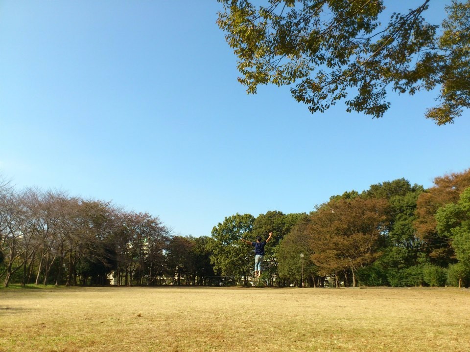 Hills Green Market　スラックライン体験会_c0189322_196589.jpg