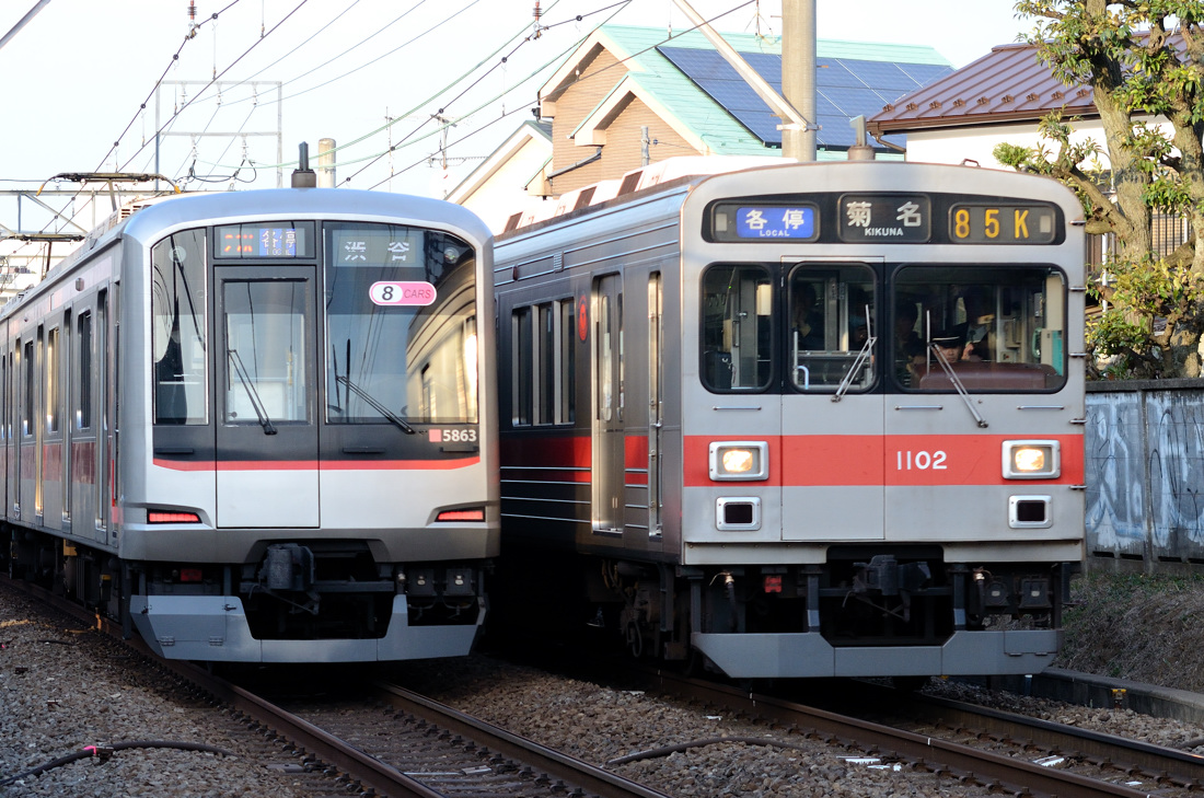 ◇〔東急電鉄撮影：№21〕◇ 【 東横線を走る最後の18m車