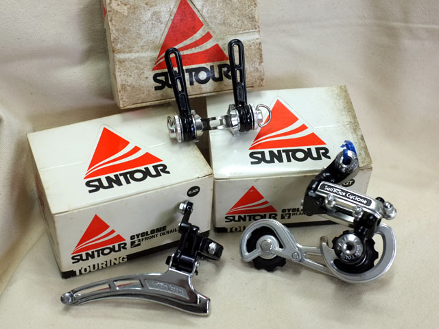 NOS SUNTOUR CYCLONE GT 変速機セット : スポーツサイクル NOS SUNTOUR CYCLONE GT 変速機セット : スポーツサイクル