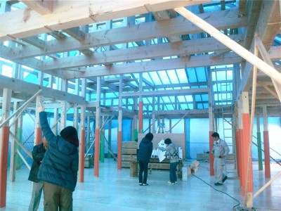 福山市で進行していた『ピュアガーデンのある家』が上棟を迎えました！_e0029115_182222.jpg