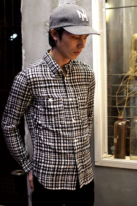 MARKAWARE　COTTON SILK CHECK SHIRTS_f0165518_19441456.jpg