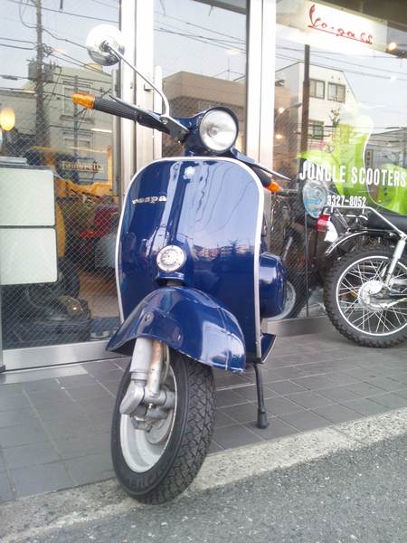 Vespa 100 Vintage ネイビーブルー入荷 _f0123137_13493089.jpg