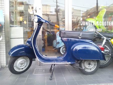 Vespa 100 Vintage ネイビーブルー入荷 _f0123137_13493718.jpg