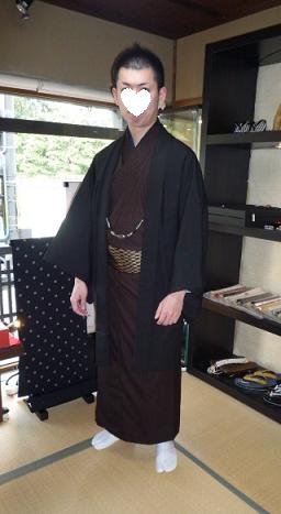 背の高い男性の着物の着付け・助っ人現る。_f0181251_18435161.jpg