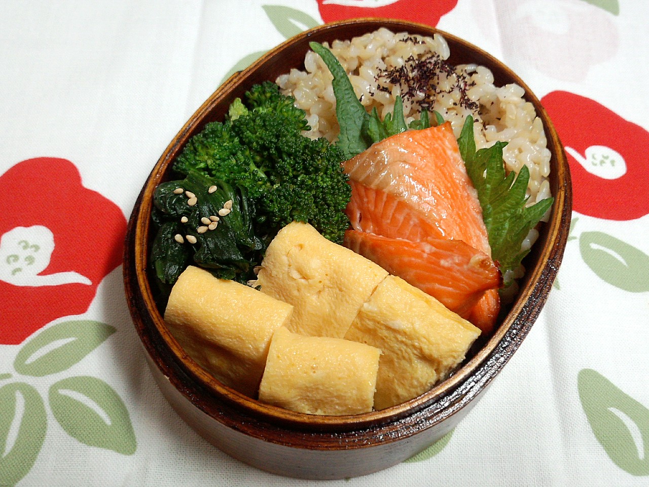 2013/3/13(水)サーモンの塩麹焼き弁当_b0052677_13271096.jpg