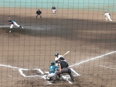 専修大対明治大 3月23日 オープン戦・後半_b0166128_15592396.jpg