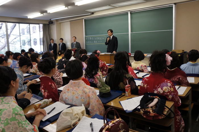12年度上智大学学位授与式 上智大学文学部史学科