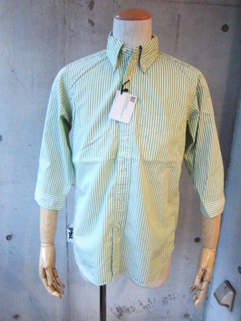 記録的・名品の色違い入荷♪♪♪ Kato BASIC ・・・ STRIPE 7分袖 B/Dシャツ!☆!_d0152280_21191664.jpg