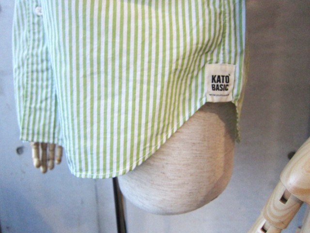記録的・名品の色違い入荷♪♪♪ Kato BASIC ・・・ STRIPE 7分袖 B/Dシャツ!☆!_d0152280_21195276.jpg