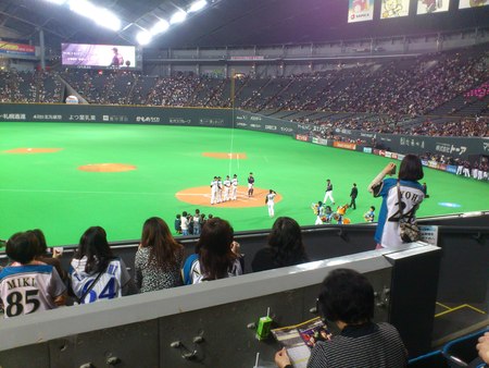 プロ野球オープン戦、北海道日本ハムファイターズ対東京ヤクルトスワローズ_b0106766_2305650.jpg