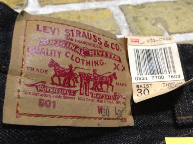 神戸店3/30(土)スーペリア入荷!#1デッドストックLevi’s501、無地T!!!(T.W.神戸店) _c0078587_2314154.jpg