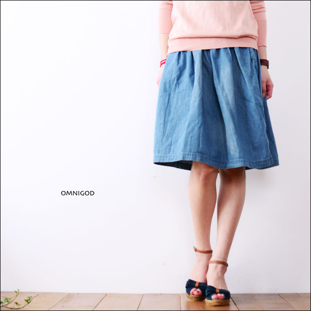OMNIGOD デニムプリーツスカート _f0051306_19495365.jpg