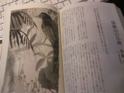 小説すばる 挿絵「錫蘭山の仏歯」 小前亮 _f0172313_6412335.jpg