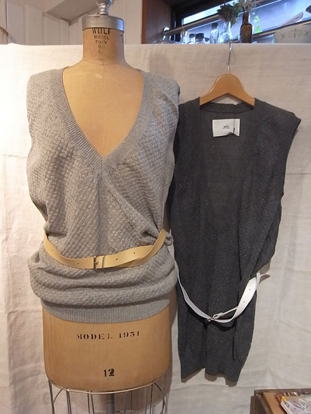 ＜SOLD OUT＞MAR 2013SS<BELTED KNIT DRESS＆BELTED KNIT TUNIQUE>_a0060128_183434.jpg