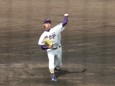 亜細亜大対明治大 3月28日 オープン戦 前半_b0166128_21153254.jpg