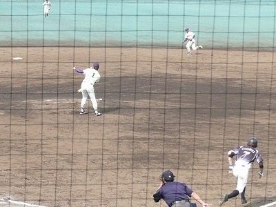 亜細亜大対明治大 3月28日 オープン戦 前半_b0166128_22143912.jpg