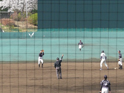 亜細亜大対明治大 3月28日 オープン戦 前半_b0166128_23533052.jpg