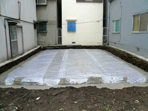 JJ town 分譲住宅 工事現場(弁天)_a0242238_10523574.jpg