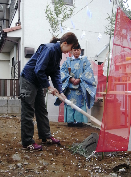 サクラ咲く地鎮祭_a0148909_17242193.jpg