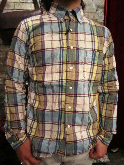 melple \"オーシャンサイド チェックシャツ\" ご紹介_f0191324_929372.jpg