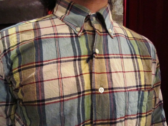 melple \"オーシャンサイド チェックシャツ\" ご紹介_f0191324_9294675.jpg