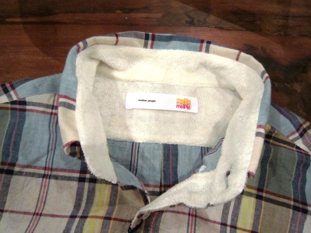 melple \"オーシャンサイド チェックシャツ\" ご紹介_f0191324_9304398.jpg