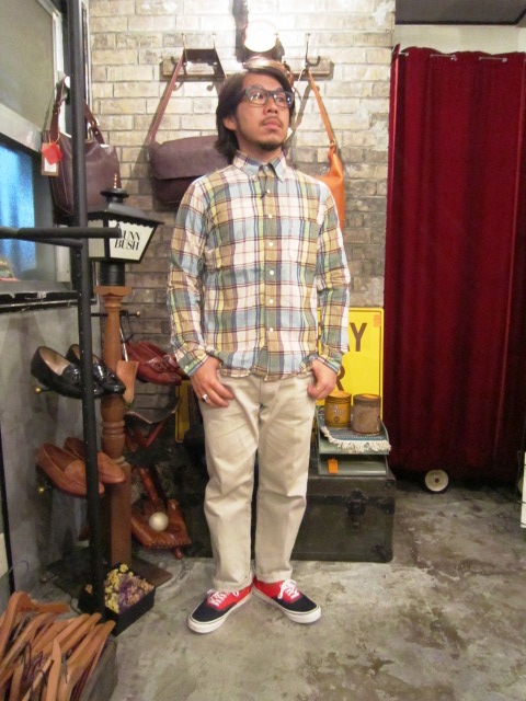 melple \"オーシャンサイド チェックシャツ\" ご紹介_f0191324_9312071.jpg