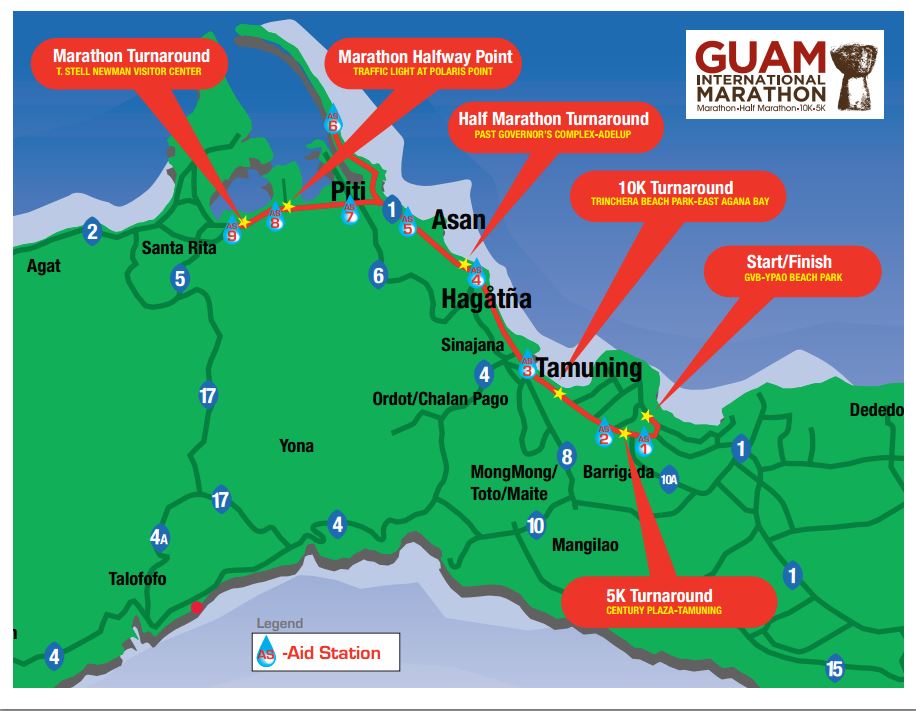 Guam International Marathon　コース説明 1_d0012449_20303089.jpg