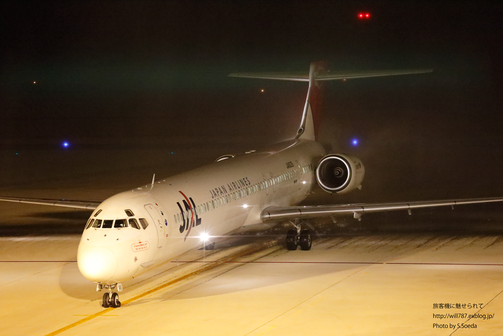 3/31 JAL MD90ラストフライトに搭乗しました その1 : 飛行機写真 3/31 JAL MD90ラストフライトに搭乗しました その1 : 飛行機写真