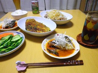 鯖の味噌煮　コチュジャン入り　など_b0102728_172993.jpg