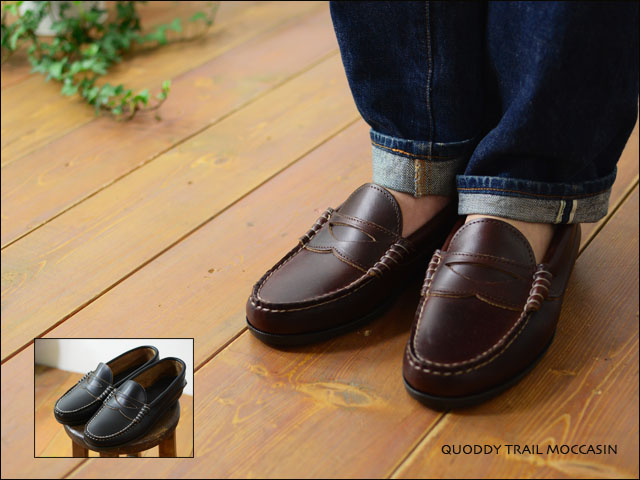 QUODDY TRAIL MOCCASIN BEEF SADDLE LOAFER _f0051306_18131354.jpg