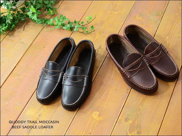 QUODDY TRAIL MOCCASIN BEEF SADDLE LOAFER _f0051306_18131699.jpg