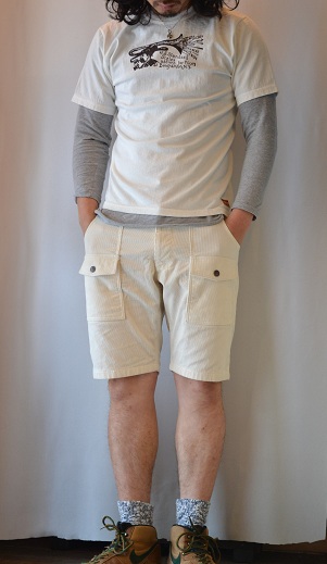 CORDUROY BUSH SHORTS & DRAIN PIPE TROUSERS_d0160378_21552324.jpg