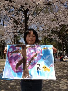 2013年の桜の写生会は良好っ！_d0076558_1729384.jpg