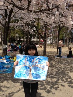 2013年の桜の写生会は良好っ！_d0076558_1730588.jpg