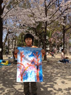 2013年の桜の写生会は良好っ！_d0076558_17311437.jpg