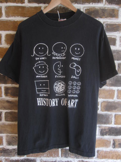 90's History Of Art Smile Face T-Shirts!! : ONLINE STORE NEWAIR